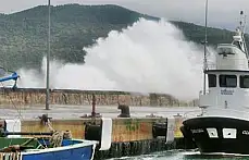 Amasra'da dev dalgalar