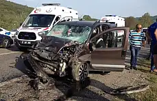 Bartın Çaycuma yolunda feci kaza, 1 ölü 4 yaralı