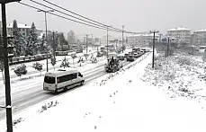 Bartın'da Kar Kalınlığı 25 Santimi Buldu