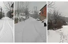 Bartın'da kar yağışı etkili oluyor