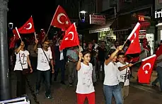 Bartın'da terör yürüyüş ile lanetlendi