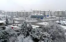 Bartın'dan kar manzaraları