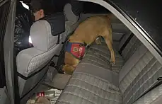 Bartın girişinde durdurulan araca operasyon