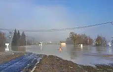 Bartın Karabük yolunda su taşkını