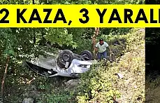 Bartın Karabük yolunda üst üste 2 kaza