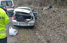 Bartın Safranbolu yolunda kaza, 2 yaralı