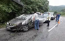 Bartın Zonguldak yolunda 2 kaza