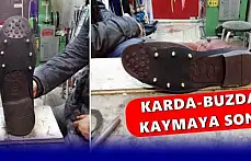 Bartınlı ayakkabıcıdan çivili takmatik