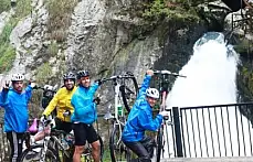 Bisiklet festivalinden renkli görüntüler