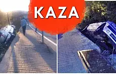 Bu viraja hızlı giren takla atıyor