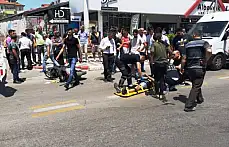 Bulvarda kaza, çarpıştılar