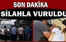 Cadde ortasında silahla vuruldu