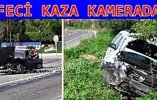 FECİ KAZA BÖYLE GÖRÜNTÜLENDİ