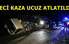 Freni patlayan kamyon dehşet saçtı