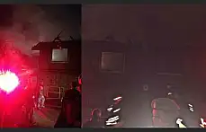 Gece yangın çıktı