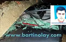 GÖÇEN DUVAR İLE ARAÇ ARASINDA EZİLDİ