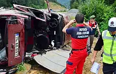 Hastane yolunda feci kaza