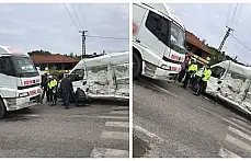 İhsanoğlu kavşağında kaza