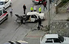 Kavallar caddesinde feci kaza