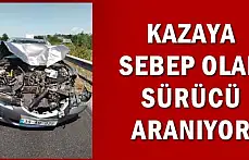 Kazaya sebep olan tır sürücüsü aranıyor