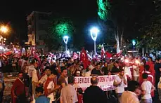 Kozcağız'da terör lanetlendi