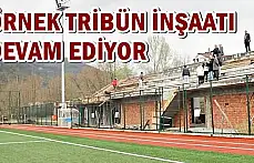 Kozcağız stadı Tribün inşaatı