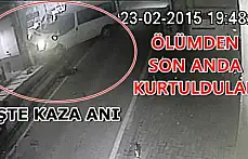 Minibüs iş yerine çarptı