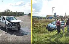 Ölüm yolunda kaza, 2 yaralı