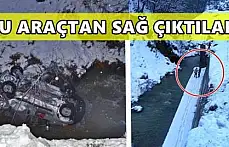 Otomobil dereye uçtu