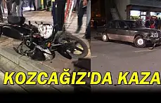Otomobil ile motosiklet çarpıştı: 2 yaralı