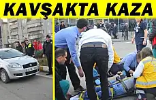 Otomobil yayaya çarptı