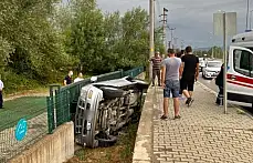 Polisevi kavşağında kaza