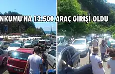 SAHİLLERDE TRAFİK FELÇ OLDU