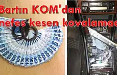 Sahte paralar Vites kutusunda yakalandı