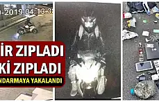 Suç makinesi jandarmadan kaçamadı