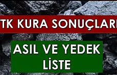 TTK asıl ve yedek listesi