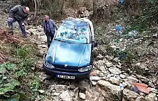 Uçuruma yuvarlandı, yardım istedi