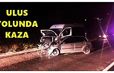 Ulus yolunda kaza, çok sayıda yaralı var
