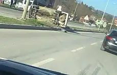 Valilik Konut kavşağında kaza