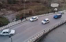 Zincirleme kaza, 3 araç çarpıştı