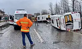 Bartın'da feci kaza,  1 ölü 27 yaralı