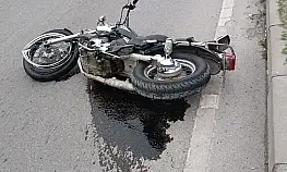 Ölümlü motor kazası kamerada