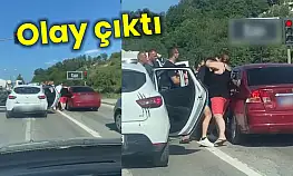 Trafik ışıklarında olay çıktı