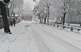 Bartın'da kar etkisini sürdürüyor!