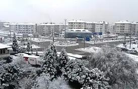 Bartın'dan kar manzaraları