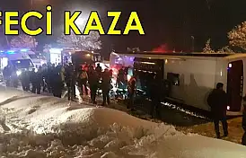 Bartın'da yolcu otobüsü devrildi