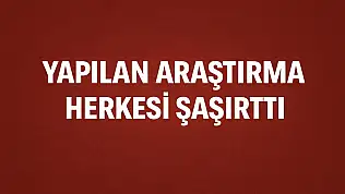 Şoke eden araştırma