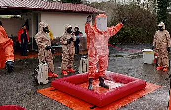 AFAD'dan kimyasal alarm tatbikatı