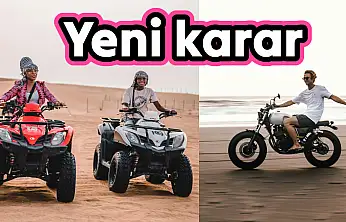 ATV ve Motosikletler için yeni kurallar