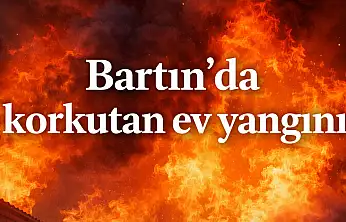 Bartın'da korkutan yangın